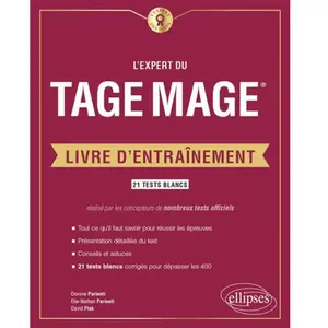 Ellipses L'expert Du Tage Mage® Livre D'entraînement - 21 Tests Blancs pas cher