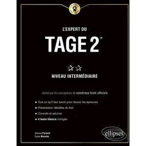 Ellipses L'expert Du Tage 2® Niveau Intermédiaire - 4 Tests Blancs pas cher