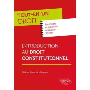 Ellipses Introduction au droit constitutionnel