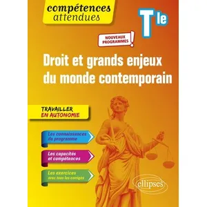 Ellipses Droit Et Grands Enjeux Du Monde Contemporain Tle pas cher