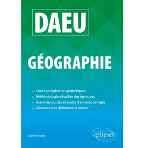 ELLIPSES Daeu Géographie pas cher