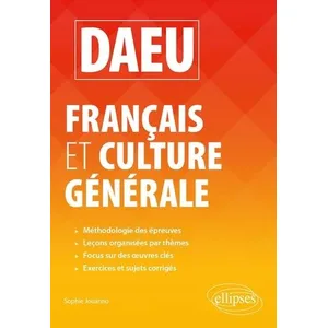 Ellipses Daeu Français Et Culture Générale pas cher