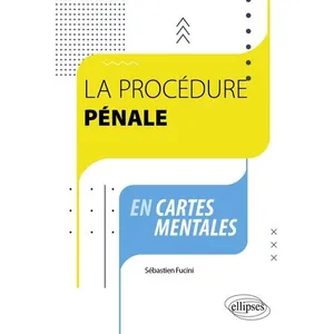 Ellipses La procédure pénale en cartes mentales pas cher