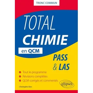 Comparateur de prix : Ellipses Total Chimie En Qcm - Pass & Las