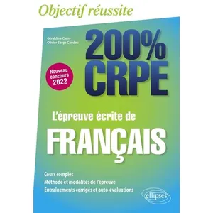 Ellipses L'épreuve Écrite De Français pas cher