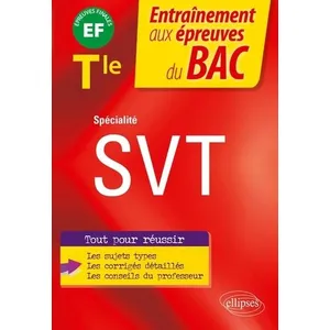 Ellipses Spécialité Svt Tle - Epreuves Finales pas cher