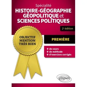 Ellipses Spécialité Histoire-géographie, géopolitique et sciences poli... pas cher