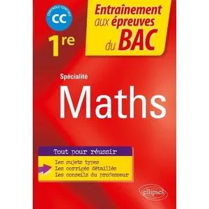 Ellipses Spécialité Maths 1re - Contrôle Continu pas cher