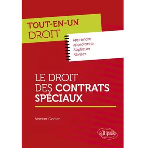 Ellipses Droit Des Contrats Spéciaux pas cher