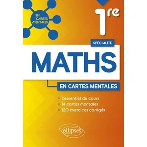 Ellipses Spécialité Maths En Cartes Mentales 1re pas cher