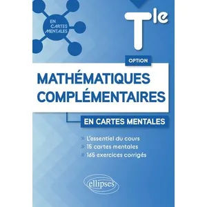 Ellipses Option Mathématiques Complémentaires En Cartes Mentales Tle pas cher