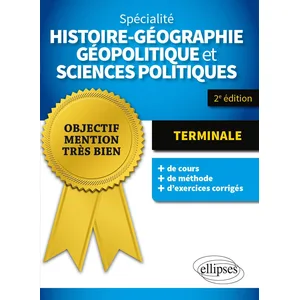 Comparateur de prix : Ellipses Spécialité Histoire-géographie, géopolitique et sciences politiques Terminale