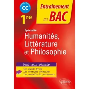 Comparateur de prix : Ellipses Spécialité Humanités, Littérature Et Philosophie 1re
