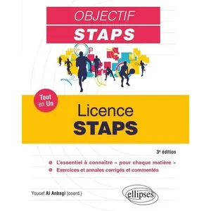 Ellipses Licence Staps - Tout En Un pas cher