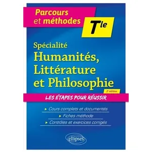 Ellipses Humanités, Littérature Et Philosophie Tle Spécialité pas cher