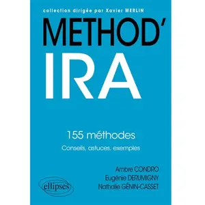 Ellipses Méthod'ira - 155 Méthodes - Conseils, Astuces, Exemples pas cher
