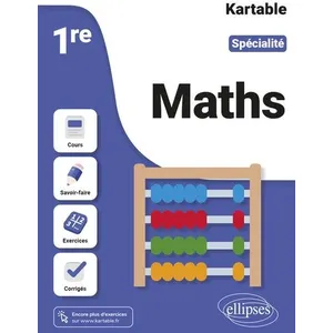 Ellipses Spécialité maths 1re pas cher