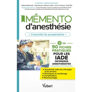 Vuibert Mémento d’anesthésie pas cher