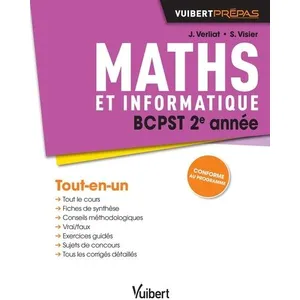 Comparateur de prix : Vuibert Maths Et Informatique Bcpst 2e Année