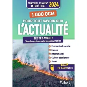 Vuibert 1000 Qcm Pour Tout Savoir Sur L'actualité