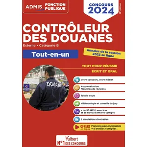 Vuibert Contrôleur Des Douanes Externe, Catégorie B - Tout-En-Un pas cher
