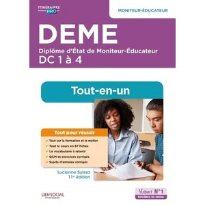 Vuibert Deme Diplôme D'etat De Moniteur-Educateur Dc 1 À 4 - Tout-En-Un pas cher