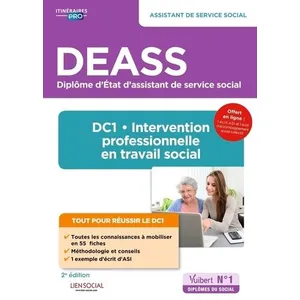 Vuibert Deass Assistant De Service Social - Dc1, Intervention Professionnelle En Travail Social pas cher