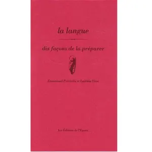 L'epure La Langue - Dix Façons De La Préparer pas cher