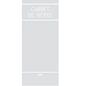Carnet de notes reporter gris pas cher