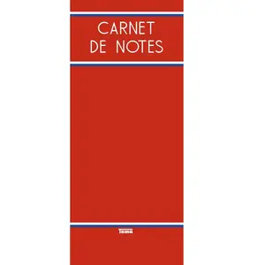 Thomas Jeunesse Carnet de notes reporter rouge pas cher