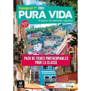 Comparateur de prix : Maison Des Langues Espagnol 1re A2>B1 Pura Vida - Pack De Fiches Photocopiables Pour La Classe