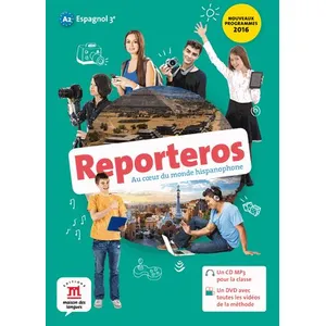 Maison Des Langues Espagnol 3e A2 Reporteros - (1dvd + 1 Cd Audio) pas cher