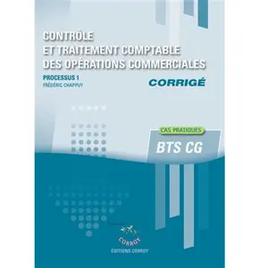 Contrôle et traitement des opérations commerciales - Corrigé pas cher