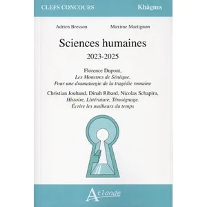 Comparateur de prix : Atlande Eds Sciences humaines 2023-2025