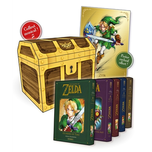 Soleil Edition légendaire: Coffret musical en 5 volumes : Ocarina of Time ; Oracle of Seaons/Oracle of Ages ; Majora's Mask/A Link to the Past ; The Minish ... Four Swords Adventures. Avec 1 poster offert pas cher