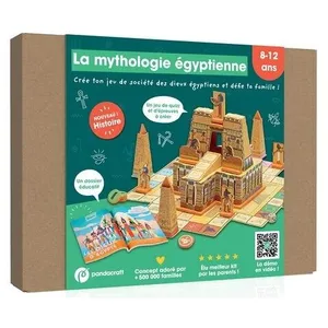 Pandacraft La Mythologie Égyptienne - Kit Ludo-Éducatif 8-12 Ans - Cré... pas cher