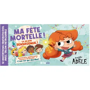 Mr Tan & Co Ma fête Mortelle ! Ca va être sensagénial !: 12 invitations fantasticool avec talon détachable pas cher