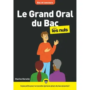 ISBN First Le Grand Oral Du Bac Pour Les Nuls pas cher
