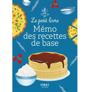 ISBN First Le petit livre Mémo des recettes de base pas cher