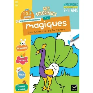 Hatier Mes Coloriages Magiques Petite Section - Les Animaux De La Ferme pas cher