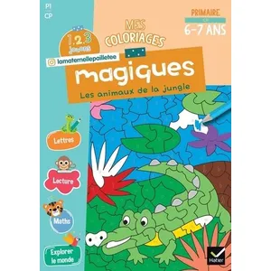 Hatier Mes Coloriages Magiques Cp - Les Animaux De La Jungle pas cher