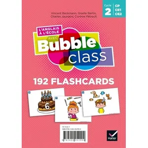 Hatier L'anglais À L'école Avec Bubble Class Cycle 2 - 192 Flashcards pas cher