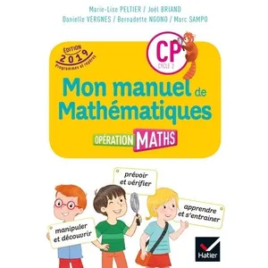 Hatier Mathématiques Cp Cycle 2 Opération Maths - Mon Manuel De Mathématiques pas cher