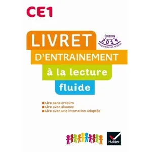 Comparateur de prix : Hatier Lecture CE1. Livret d'entraînement à la lecture fluide, Edition 2019