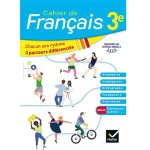 Hatier Français 3e Cahier De Français pas cher