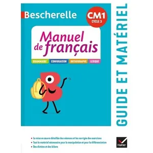 Hatier Manuel De Français Cm1 Bescherelle - Guide Pédagogique pas cher