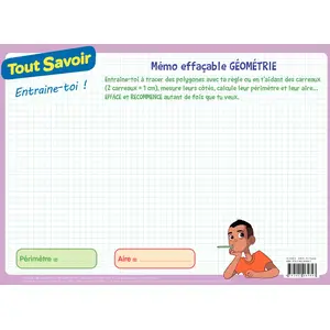 Hatier Mémo effaçable géométrie pas cher