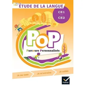 Hatier Etude De La Langue Ce1-Ce2 Pop - Parcours Personnalisés pas cher