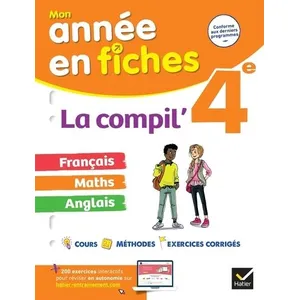 Hatier La Compil' 4e - Français, Maths, Anglais pas cher