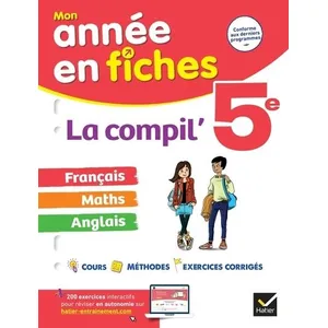 Comparateur de prix : Hatier La Compil' 5e - Français, Maths, Anglais